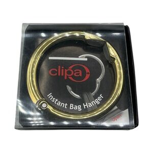 Clipa Instant Bag Hanger Polished Gold